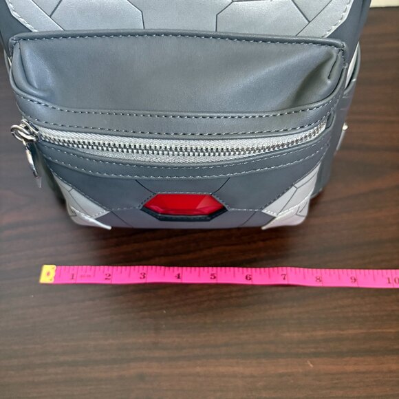 Marvel Light Up War Machine Cosplay Loungefly Mini Backpack NWT - Picture 8 of 8